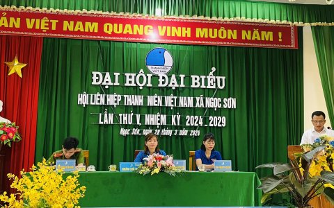 Đại hội Đại biểu hội LHTN xã Ngọc Sơn lần thứ V, nhiệm kỳ 2024-2029